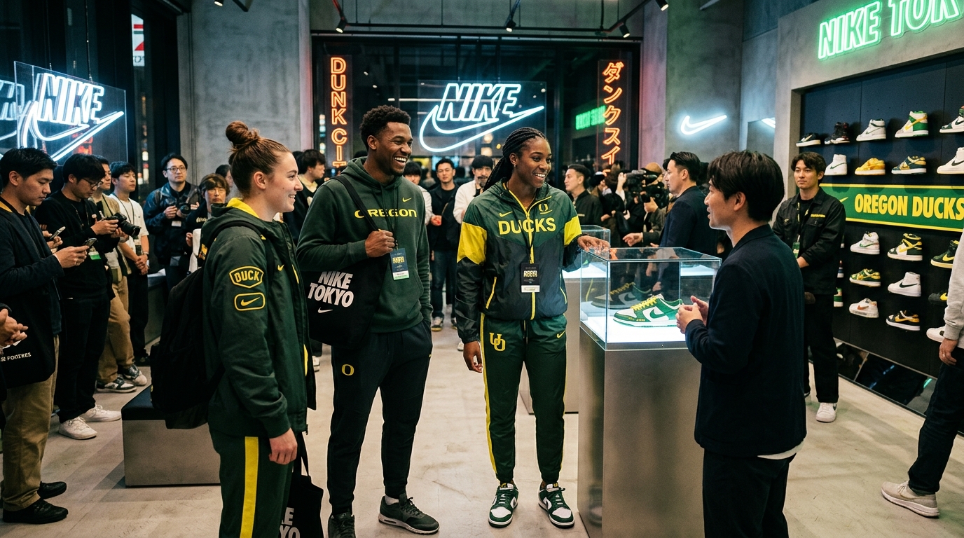NIKE × Oregon Ducks TOKYO TOUR 運営への参加